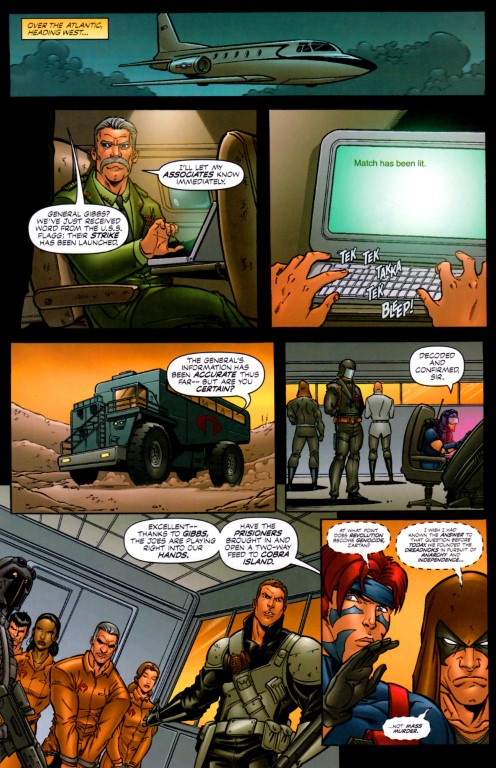 G. I. Joe 40 Pg. 15 - published by P: Tim Seeley I: Cory Hamscher